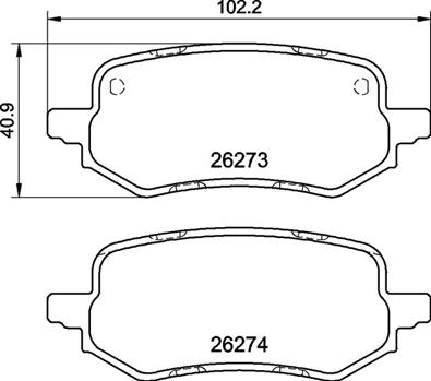 BREMBO Fékbetét, mind P24237_BREMBO