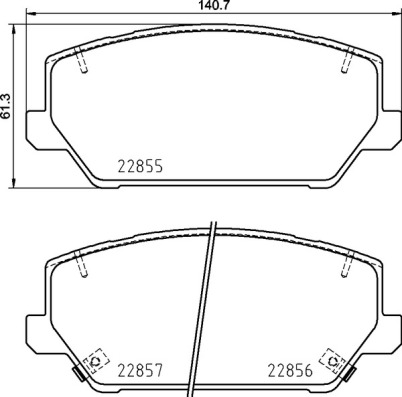 BREMBO Fékbetét, mind P30102_BREMBO