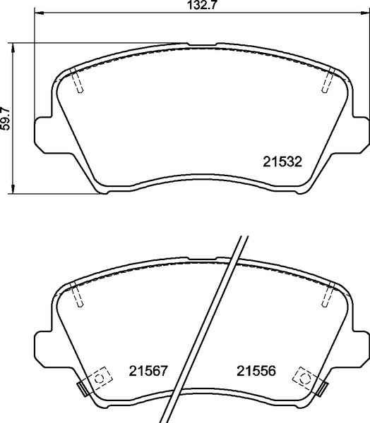 BREMBO Fékbetét, mind P30123_BREMBO