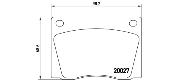 BREMBO Első fékbetét P36001_BREMBO