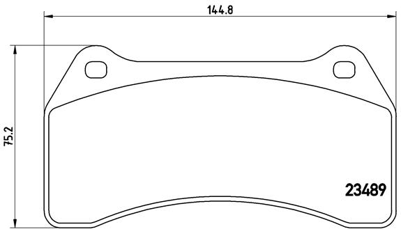 BREMBO Első fékbetét P36014_BREMBO