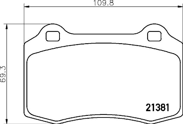 BREMBO Fékbetét, mind P36020X_BREMBO