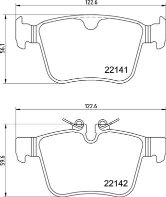 BREMBO Fékbetét, mind P36037_BREMBO