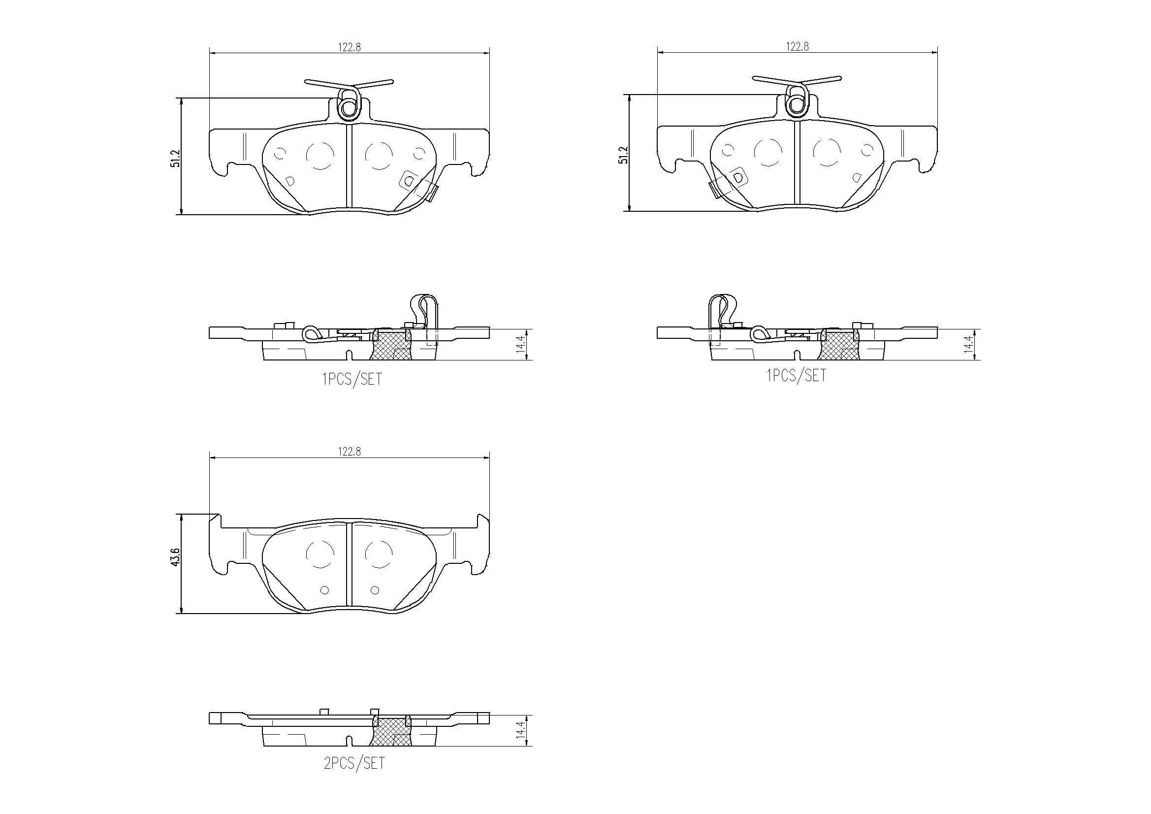 BREMBO Fékbetét, mind P49064_BREMBO