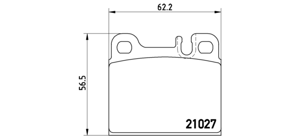 BREMBO Hátsó fékbetét P50005_BREMBO