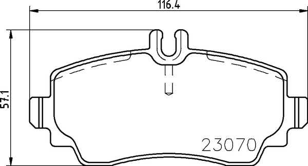 BREMBO Első fékbetét P50047_BREMBO