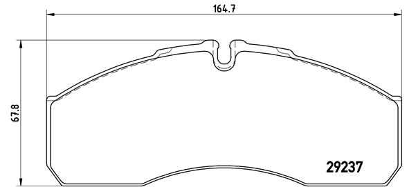 BREMBO Első fékbetét P50083_BREMBO