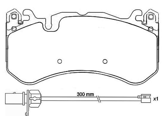 BREMBO Első fékbetét P50127_BREMBO