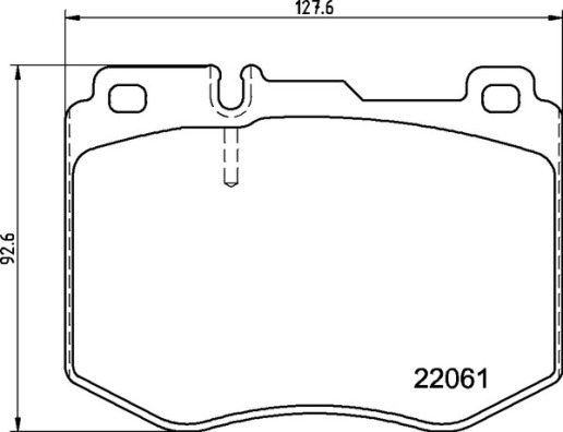 BREMBO Fékbetét, mind P50145_BREMBO