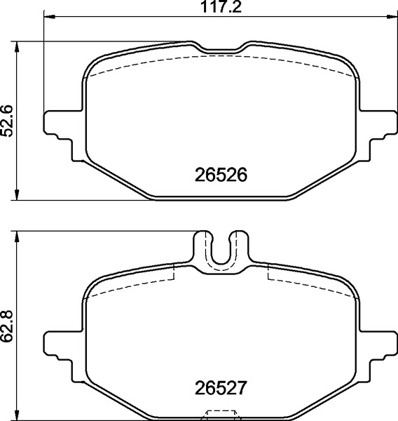 BREMBO Fékbetét, mind P50172_BREMBO