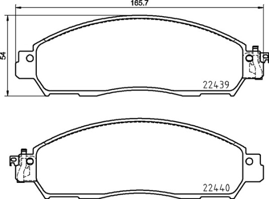 BREMBO Fékbetét, mind P56120_BREMBO