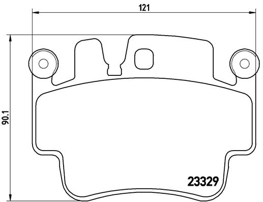 BREMBO Első fékbetét P65009_BREMBO