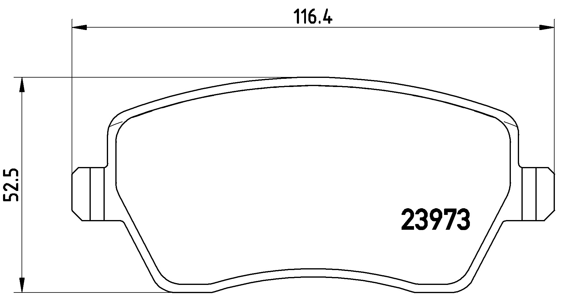 BREMBO Fékbetét, mind P68033E_BREMBO