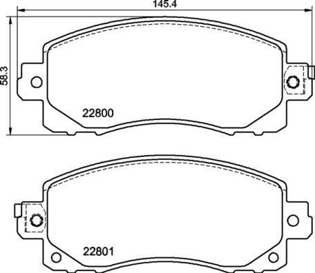 BREMBO Fékbetét, mind P78028_BREMBO