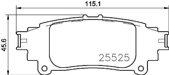 BREMBO Fékbetét, mind P83153_BREMBO