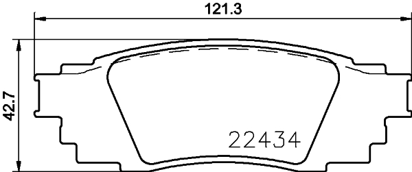 BREMBO Hátsó fékbetét P83160_BREMBO