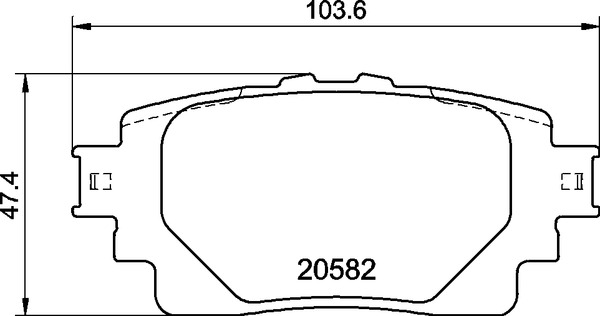 BREMBO Fékbetét, mind P83174_BREMBO