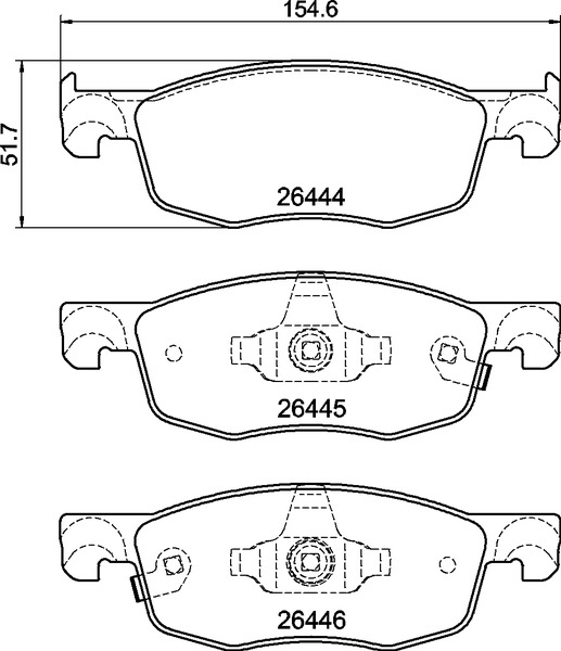 BREMBO Fékbetét, mind P83185_BREMBO