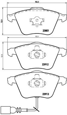 BREMBO Első fékbetét P85079_BREMBO