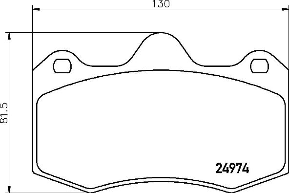 BREMBO Első fékbetét P85134_BREMBO