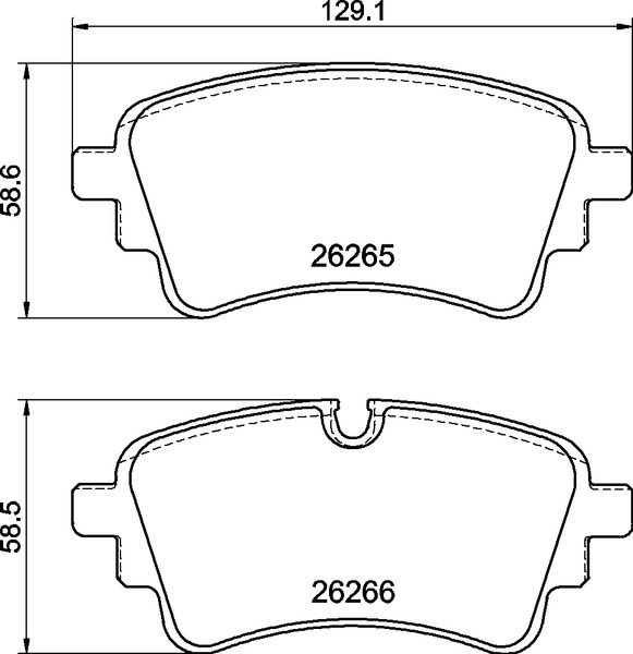 BREMBO Fékbetét, mind P85185_BREMBO