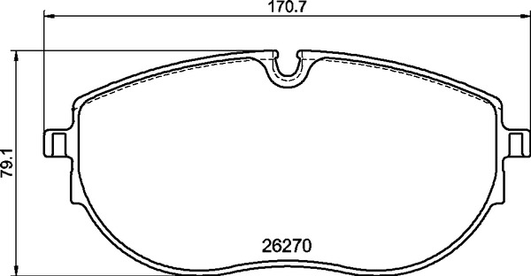 BREMBO Fékbetét, mind P85188_BREMBO