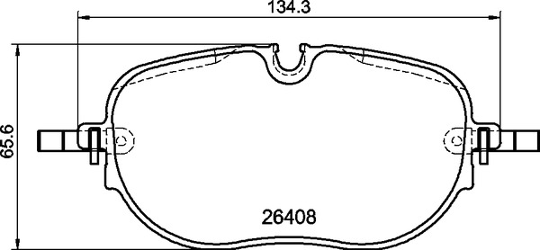 BREMBO Fékbetét, mind P85195_BREMBO