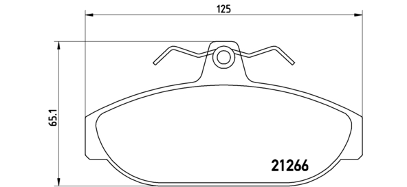 BREMBO Első fékbetét P86005_BREMBO