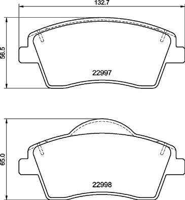 BREMBO Fékbetét, mind P86033_BREMBO