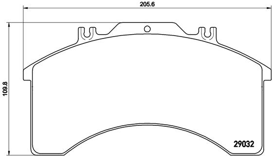 BREMBO Első fékbetét PA6015_BREMBO