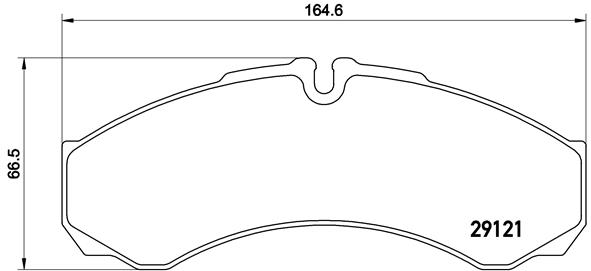 BREMBO Hátsó fékbetét PA6017_BREMBO