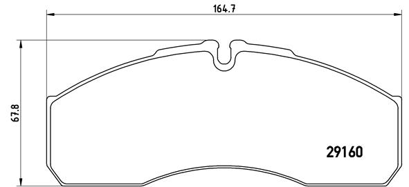 BREMBO Első fékbetét PA6022_BREMBO