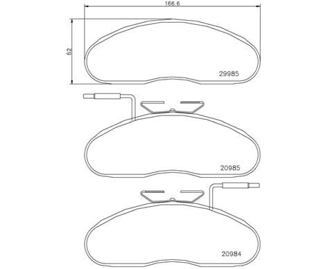 BREMBO Első fékbetét PB7002_BREMBO