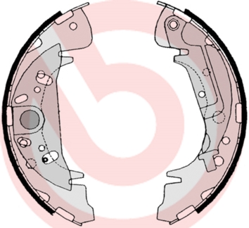 BREMBO Fékpofa S11504_BREMBO