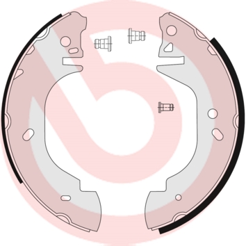 BREMBO Fékpofa S24523_BREMBO