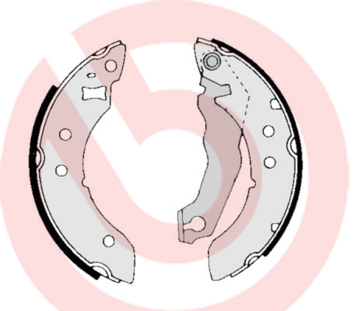 BREMBO Fékpofa S24536_BREMBO