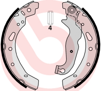 BREMBO Fékpofa S24540_BREMBO