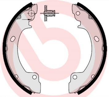 BREMBO Fékpofa S30506_BREMBO