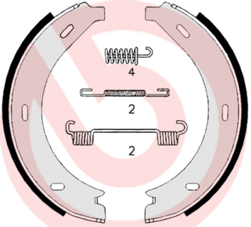 BREMBO Fékpofa S50517_BREMBO