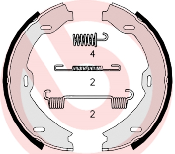 BREMBO Fékpofa S50518_BREMBO