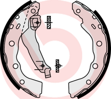 BREMBO Fékpofa S54515_BREMBO