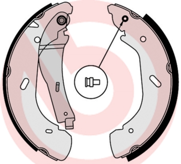 BREMBO Fékpofa S56513_BREMBO