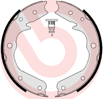 BREMBO S59527_BREMBO Fékpofa