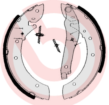 BREMBO Fékpofa S61510_BREMBO