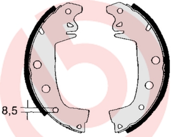 BREMBO Fékpofa S68503_BREMBO