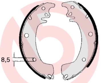 BREMBO Fékpofa S68514_BREMBO