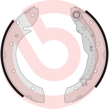 BREMBO Fékpofa S68521_BREMBO