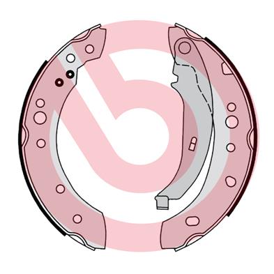 BREMBO Fékpofa S68547_BREMBO