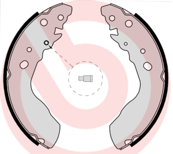 BREMBO Fékpofa S79522_BREMBO