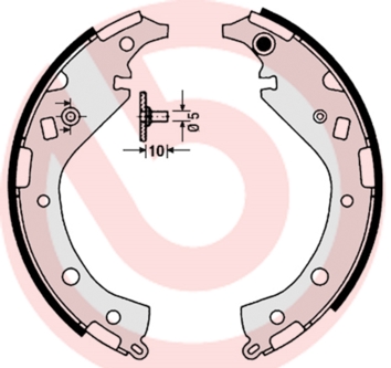 BREMBO Fékpofa S83549_BREMBO